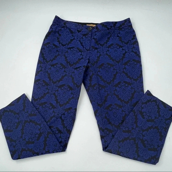 COPY - Ted Baker Floral Print Trouser Pants Sz 8-10 - Picture 1 of 12